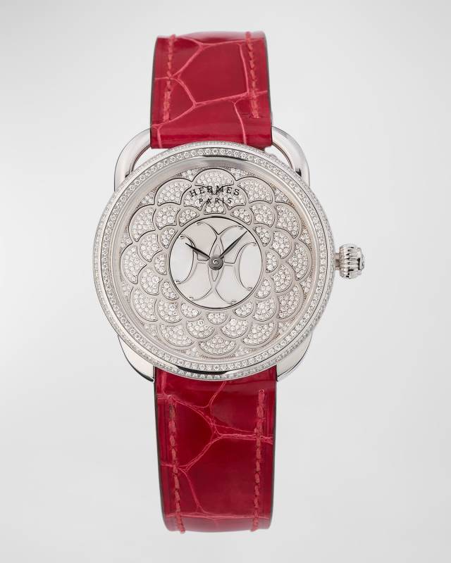Arceau H Deco Watch, Medium Model, 34mm