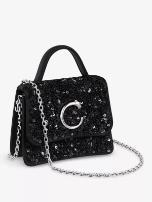 Cartier Panthère de Cartier micro recycled-nylon top-handle bag