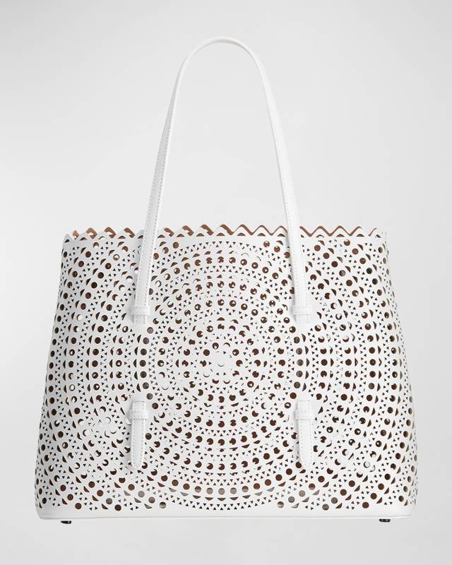 Mina 32 Tote Bag in Vienne Perforated Leather