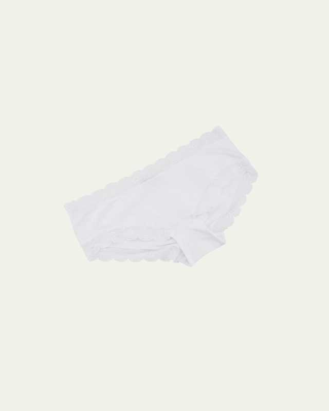 Cotton Lace Hipster Briefs