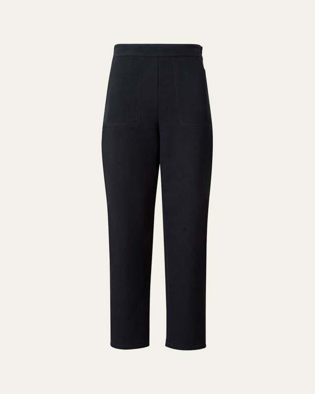 Flynn Straight-Leg Cotton Pants