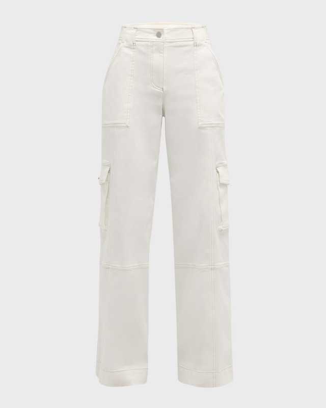 Coop Cotton Twill Topstitched Cargo Pants