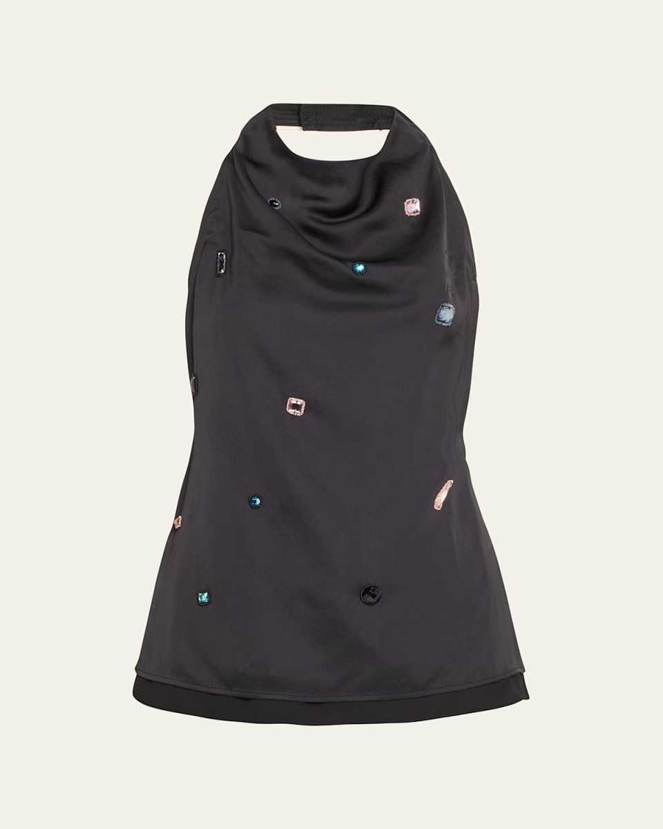 Halo Gem Halter Top
