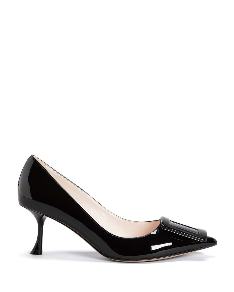 65mm Patent Buckle Pumps