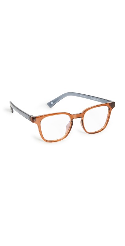 The Book Club Blue Light Twelve Hungry Bens Glasses Clay Spruc
