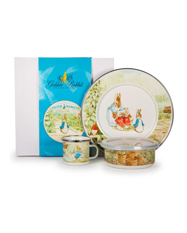 Kid's Peter Rabbit 3-Piece Dinnerware Set
