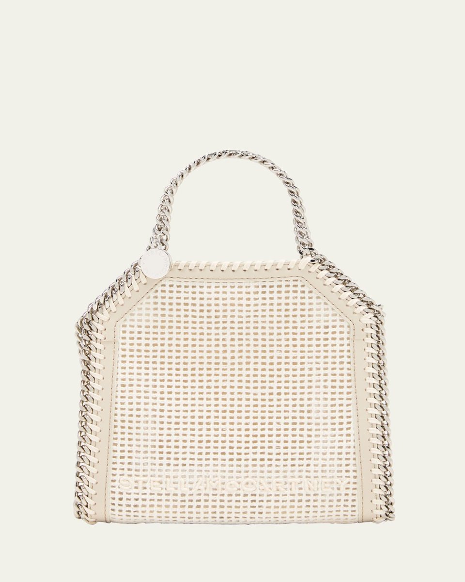 Falabella Tiny Mesh Vegan Leather Tote Bag