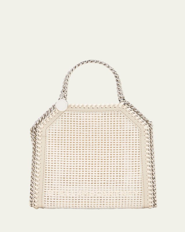 Falabella Tiny Mesh Vegan Leather Tote Bag
