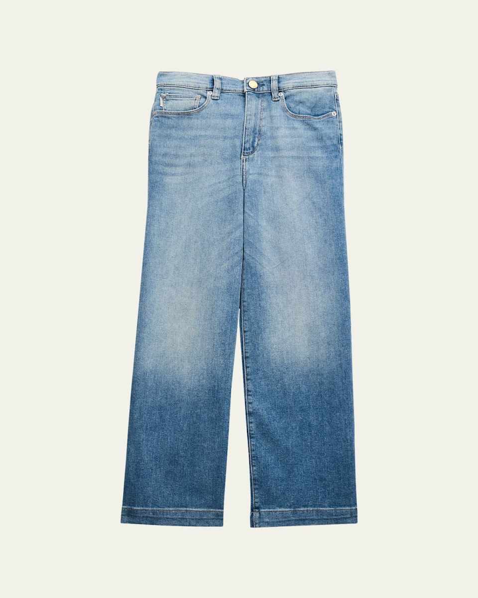Girl's Lily Wide Leg Jeans, Size 7-