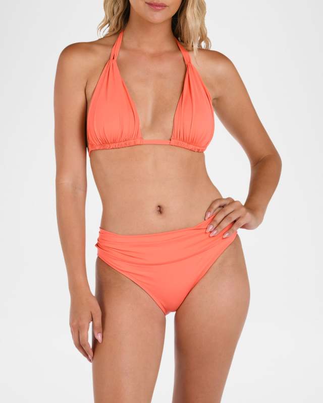 Island Goddess Halter Bikini Swim Top
