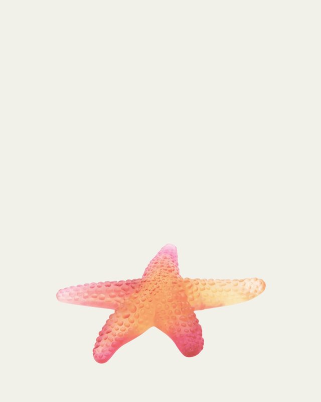 Coral Sea Starfish, Amber/Red