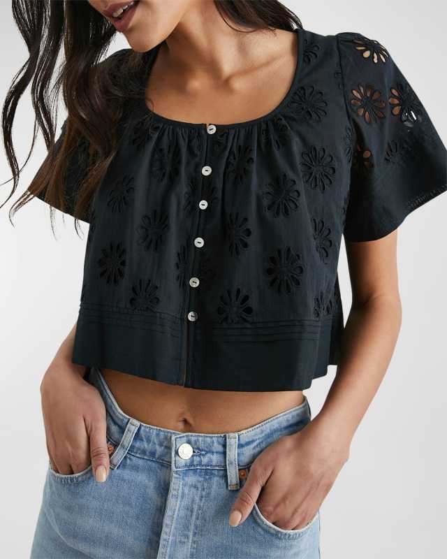 Bambina Floral Embroidered Blous