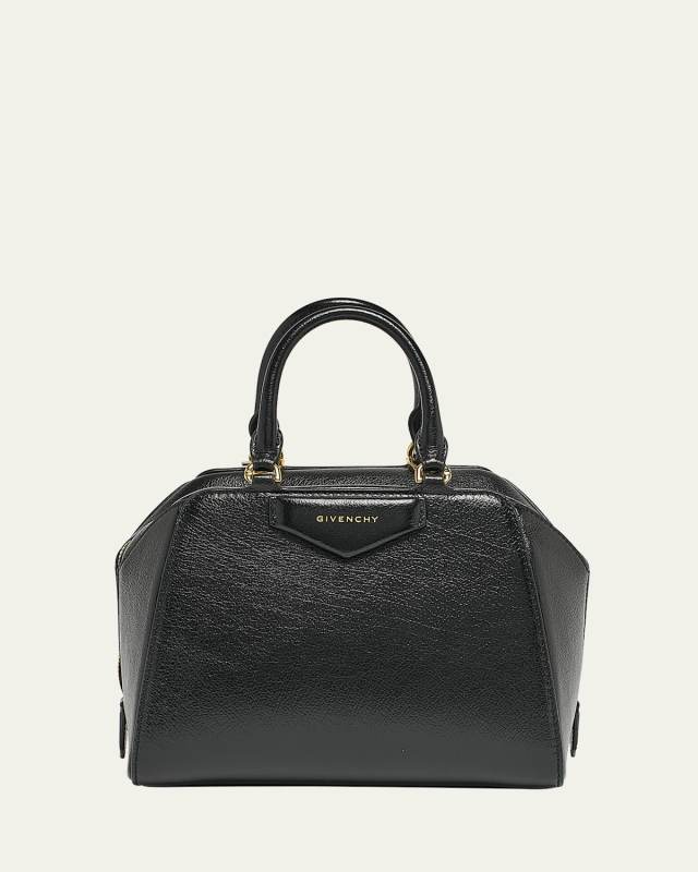 Antigona Cube Nano Top-Handle Bag in Shiny Tumbled Leather
