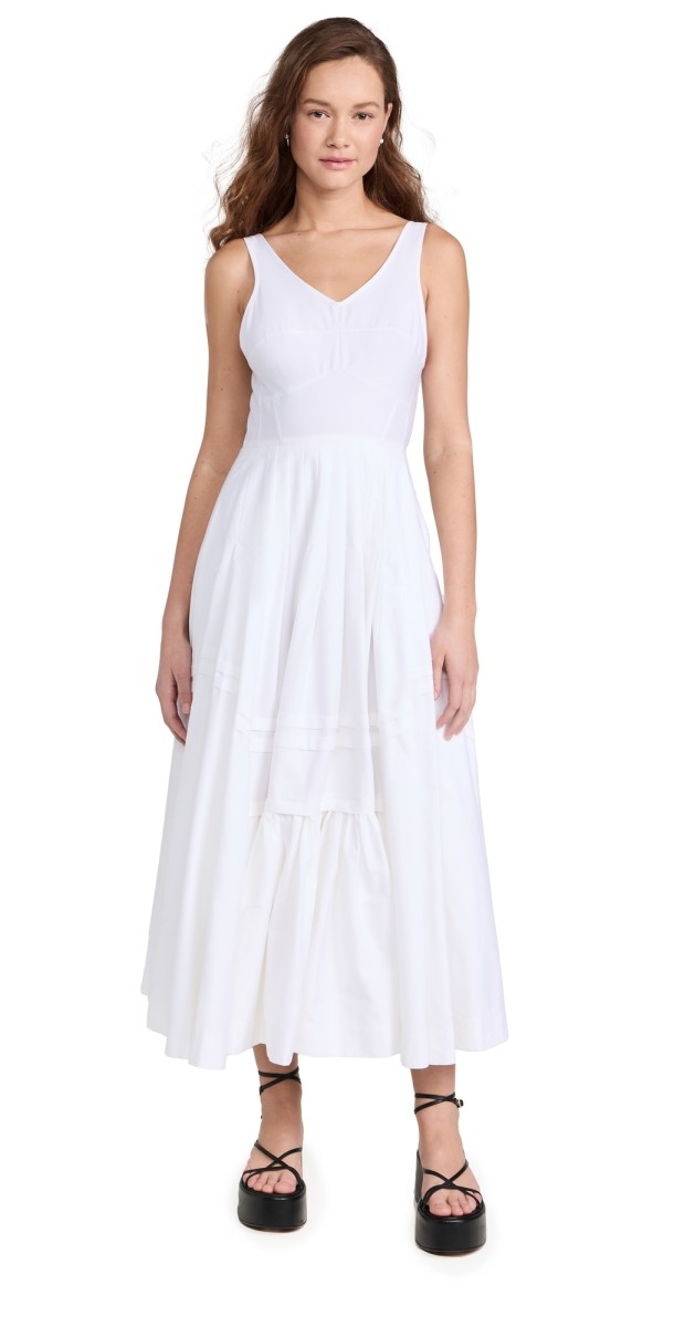 Molly Goddard Juniper Dress White