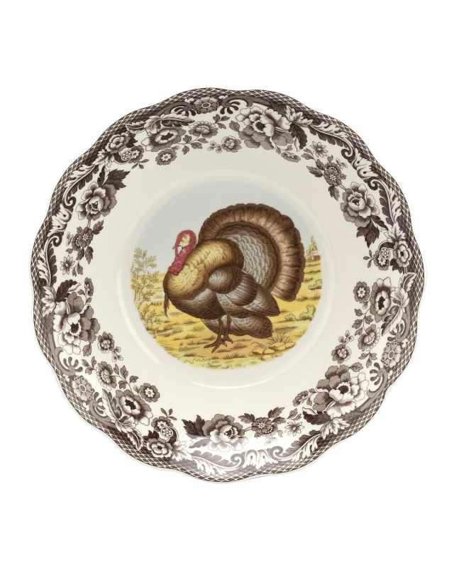 Turkey Daisy Bowl, 10"