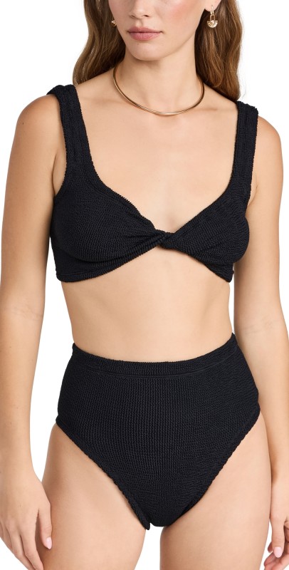 Hunza G Jamie Bikini Set Black