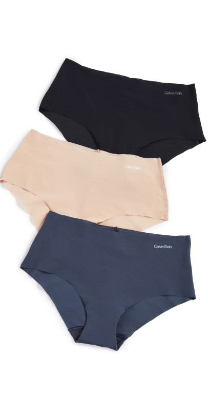 Calvin Klein Underwear Invisibles Hipster 3 Pack Light Caramel