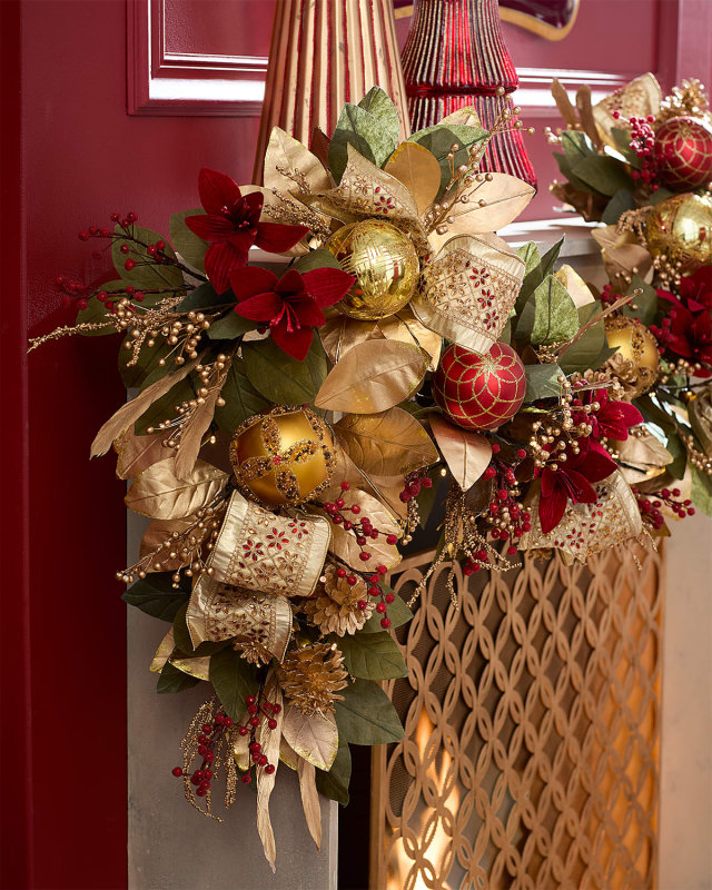 6' Gold Christmas Pre-Lit Garland