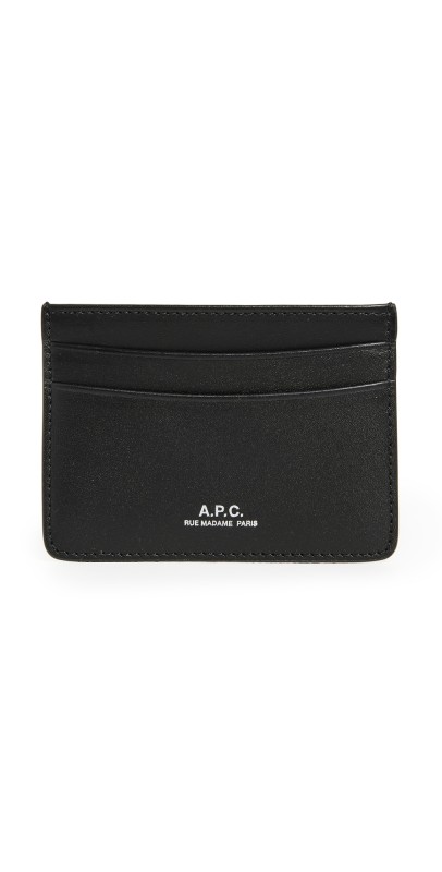 A. P.C. Andre Cardholder Black