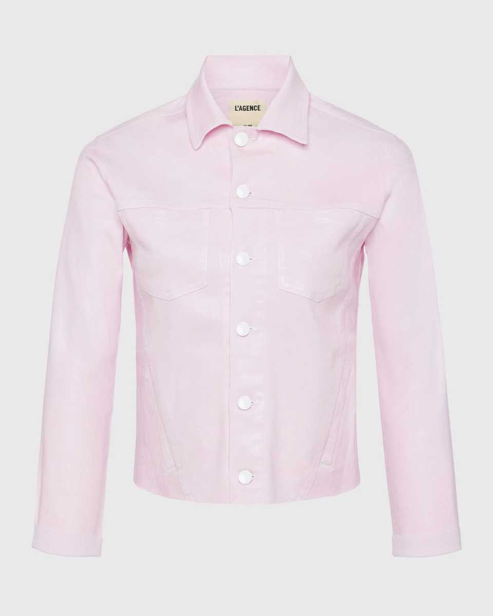 Janelle Slim Raw Denim Jacket