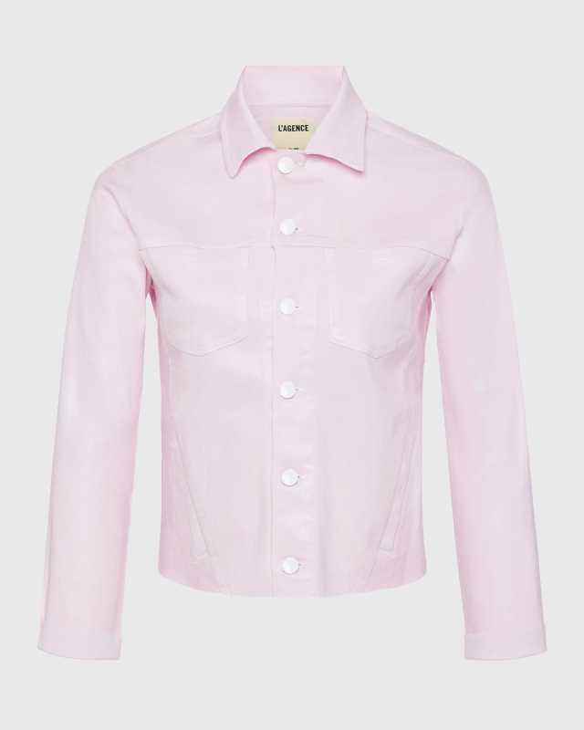 Janelle Slim Raw Denim Jacket
