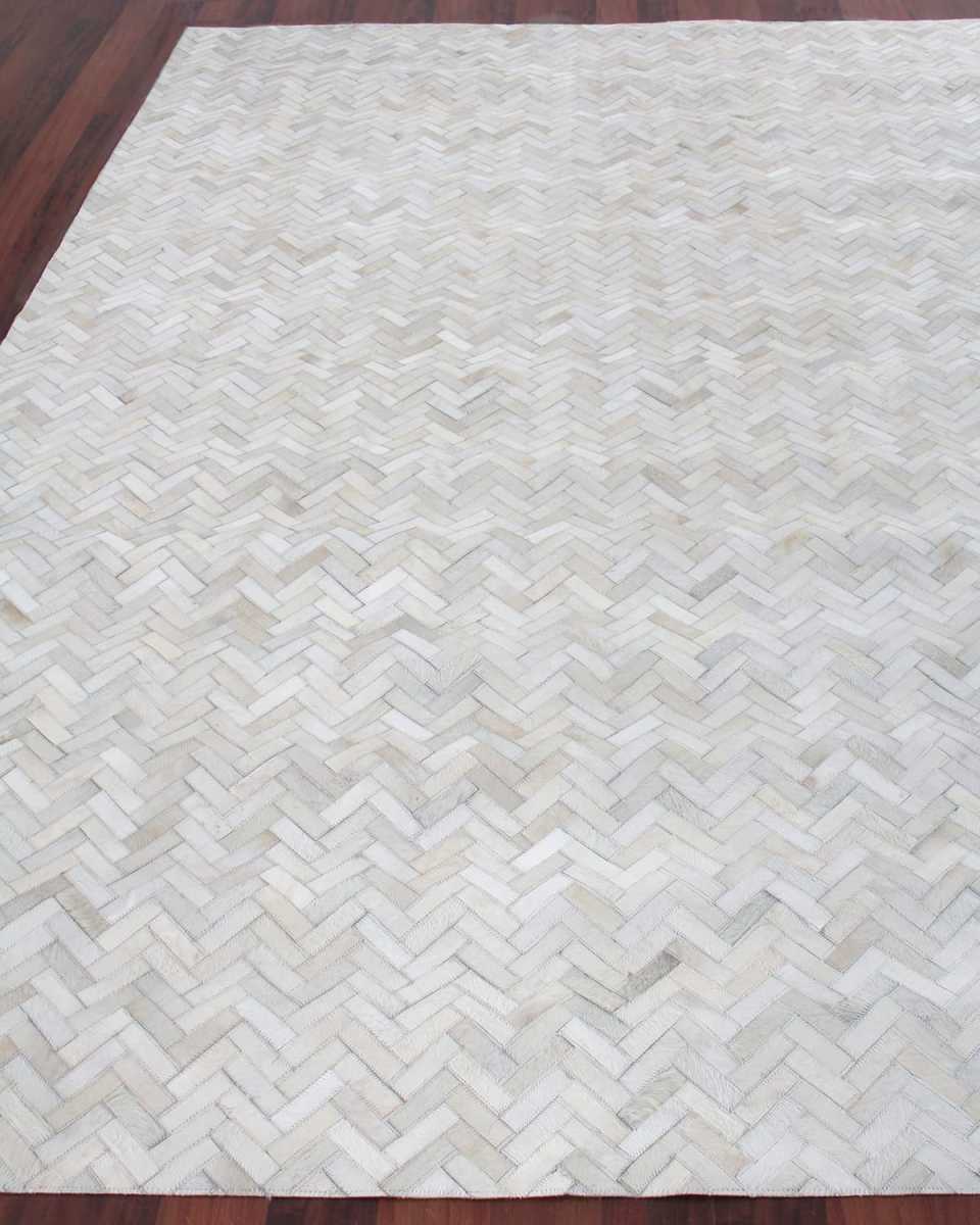 Bregman Hand-Stitched Hair Hide Rug, 8' x 11'