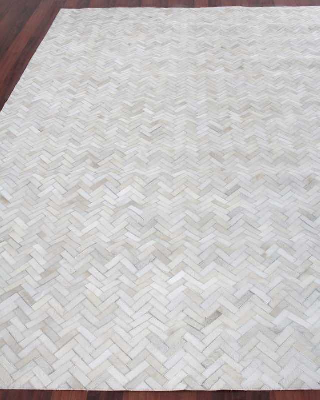 Bregman Hand-Stitched Hair Hide Rug, 8' x 11'