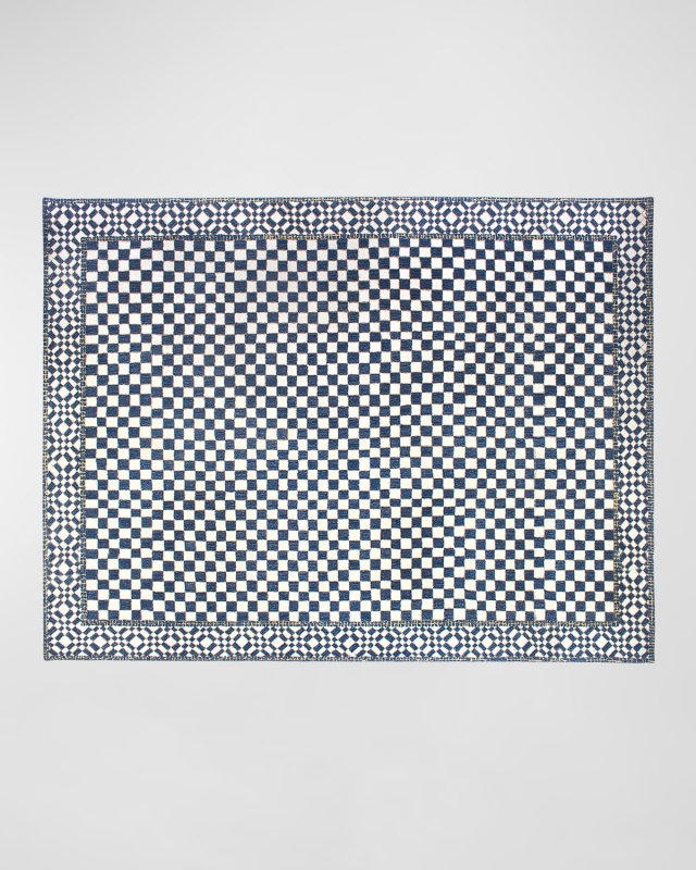 Royal Check Rug, 9' x 12'