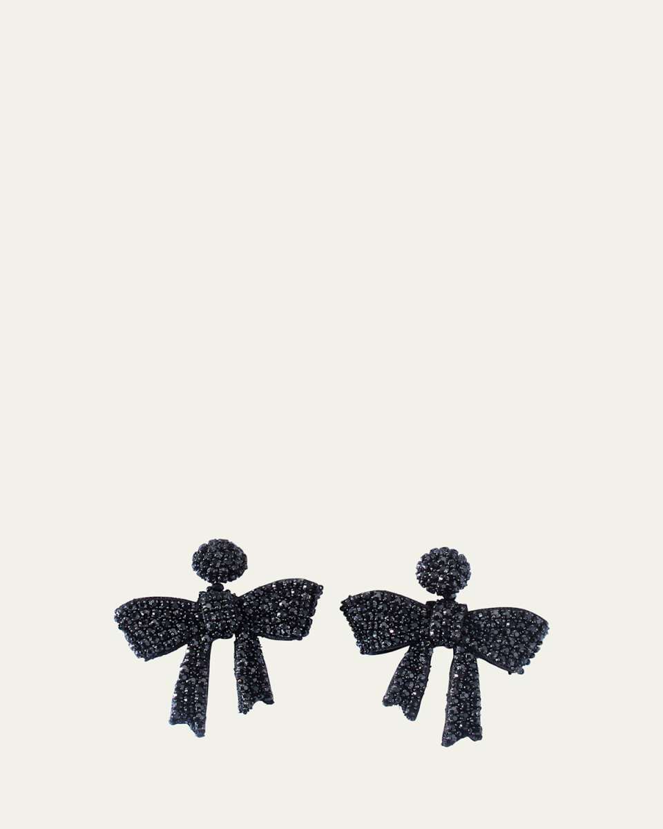 Beaded Bow Earrings