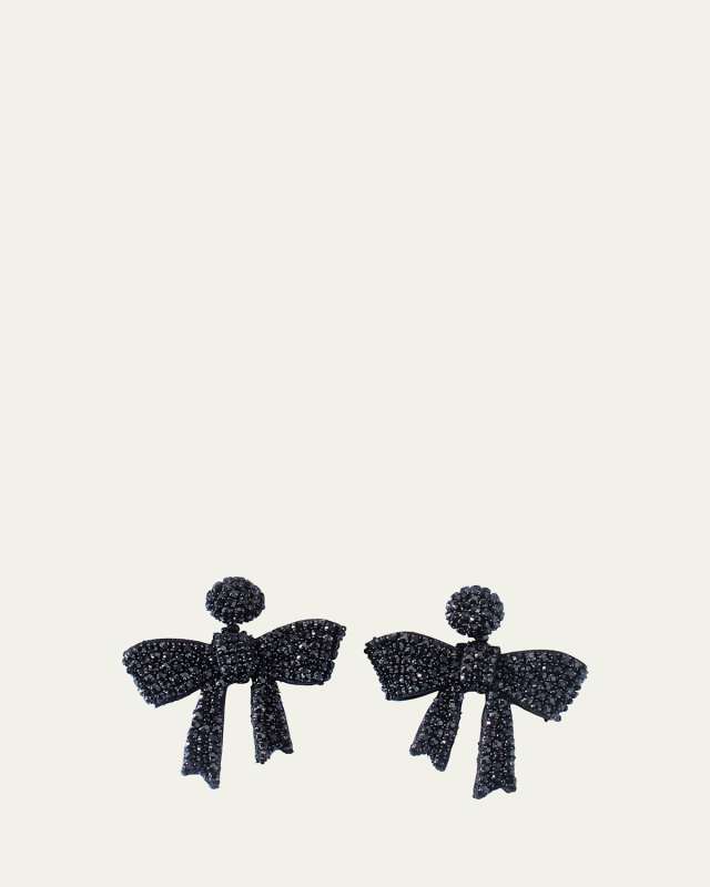 Beaded Bow Earrings