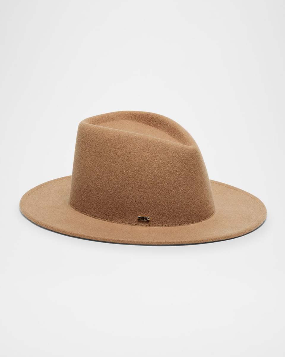 Blaine Camel Wool Fedora