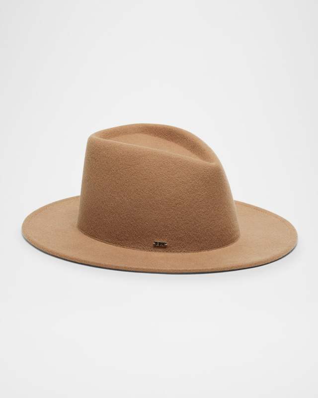 Blaine Camel Wool Fedora