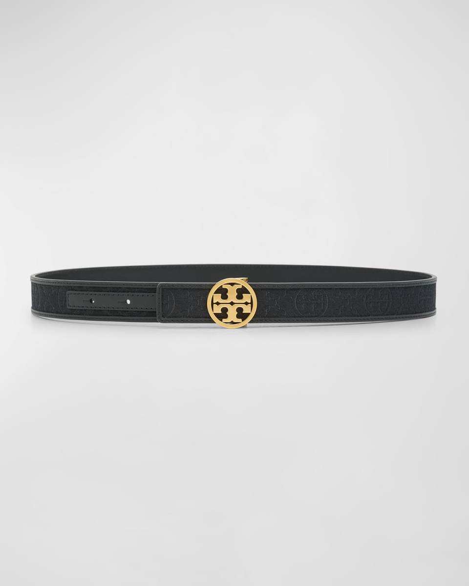Miller T-Monogram Mixed-Media Belt