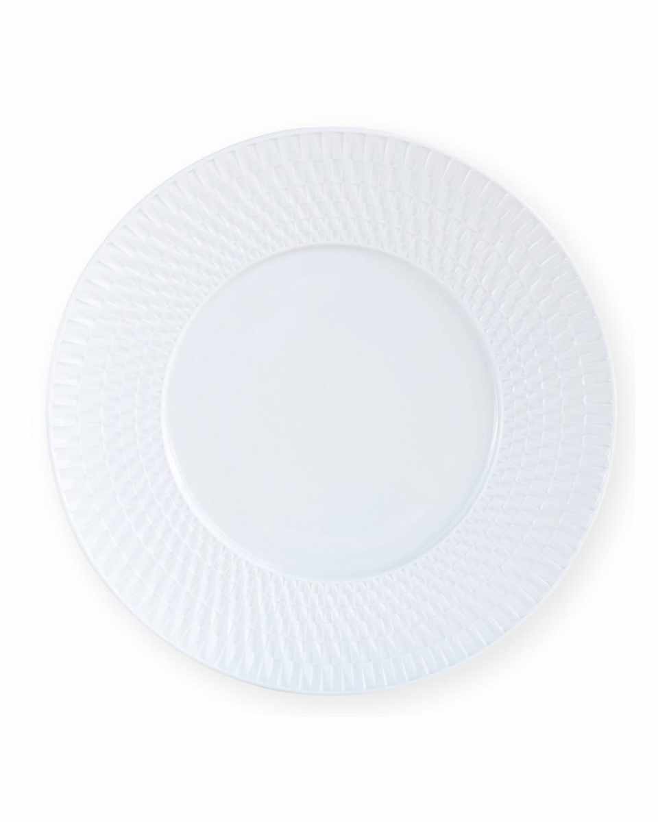 Twist White Salad Plate, 8.3"