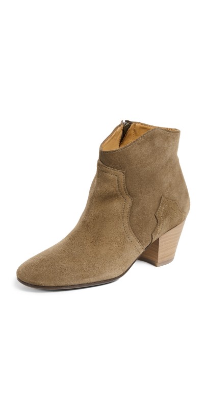 Isabel Marant Dicker Booties Brown