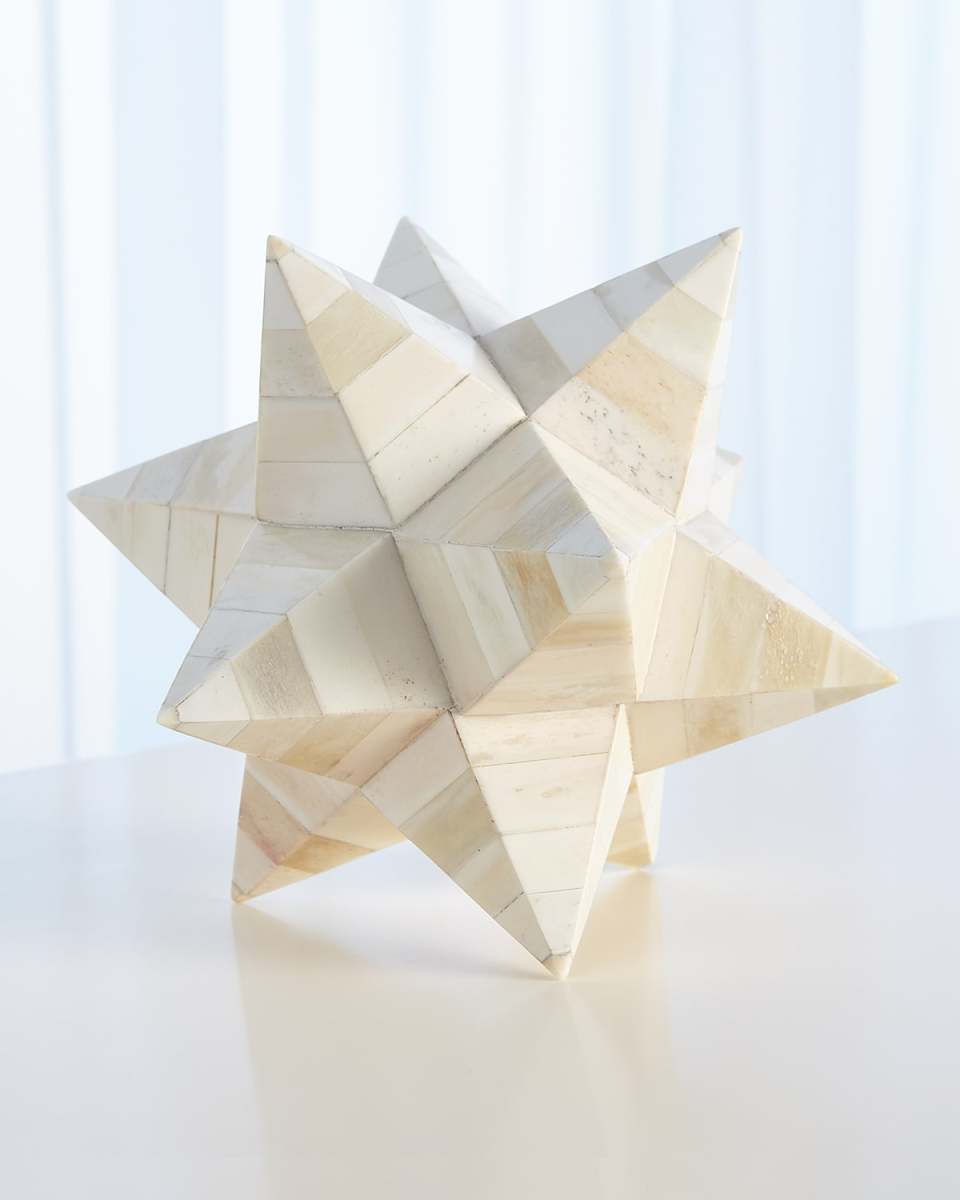 White Bone Stellated Dodecahedron