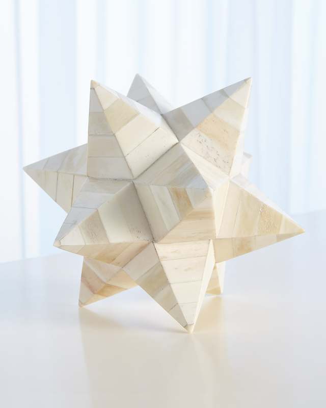 White Bone Stellated Dodecahedron