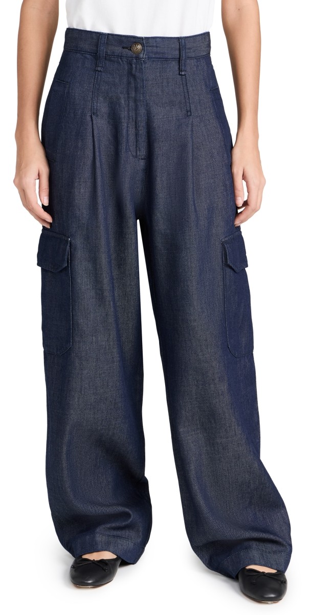 rag & bone Featherweight Cassidy Tailored Cargo Pants Rinse