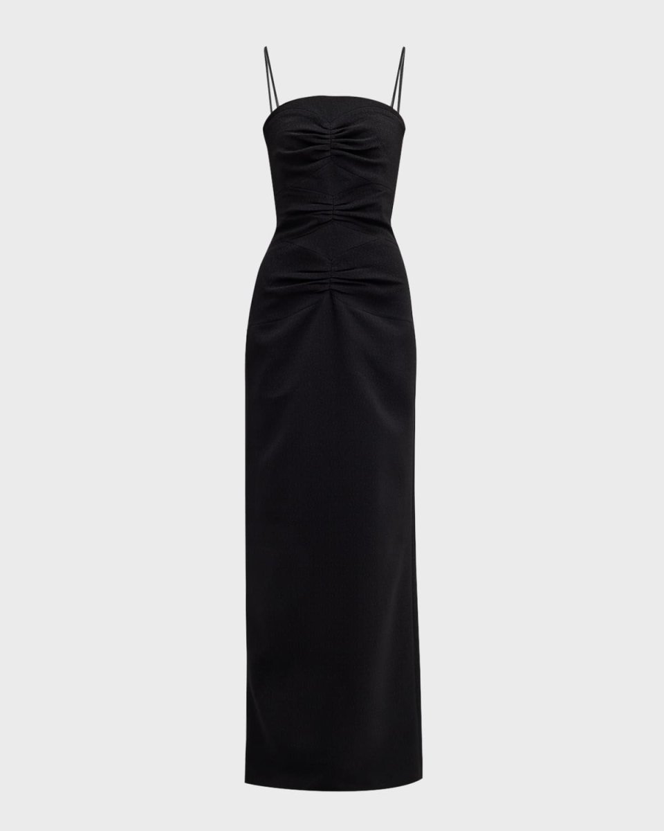 Wallis Ruched Strapless Column Gown