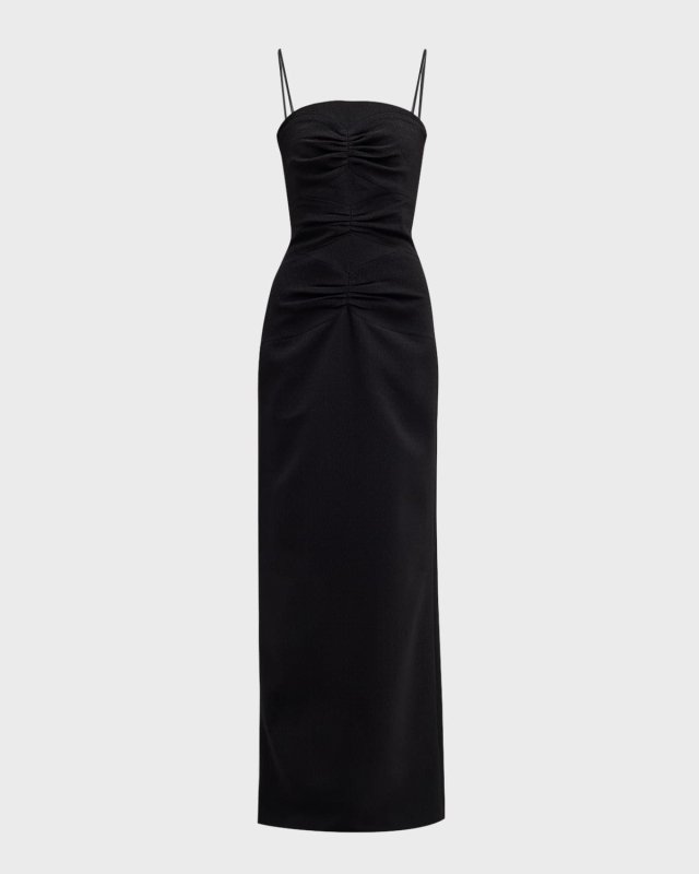 Wallis Ruched Strapless Column Gown