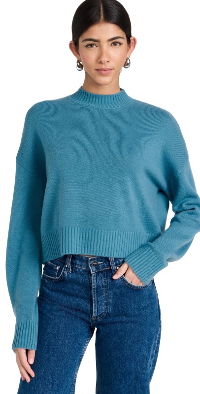 Sablyn Cashmere Crop Pullover Cameo