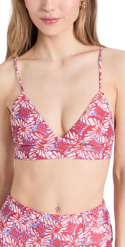 XIRENA Bensyn Bikini Top Ruby Petal
