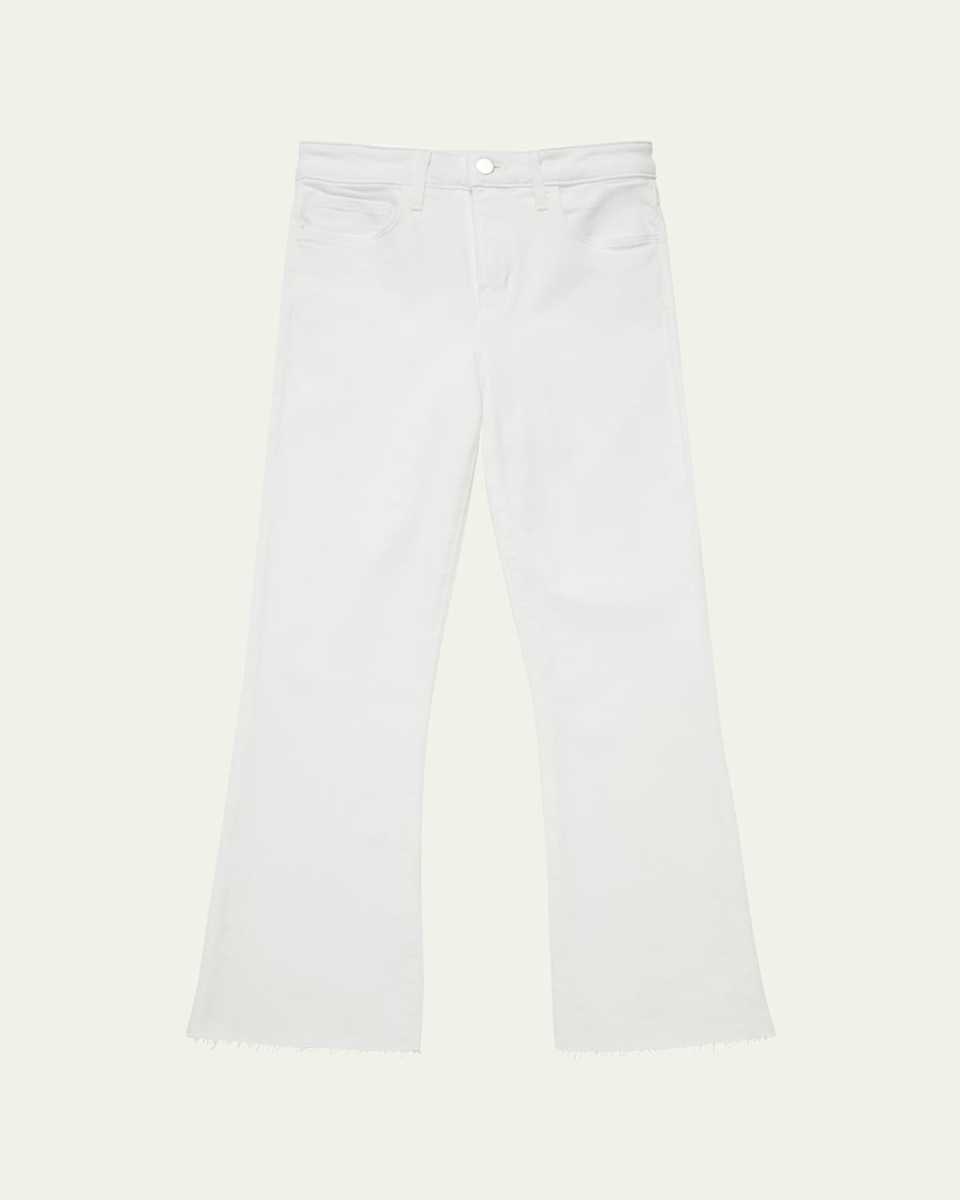 Kendra High-Rise Crop Flare Jeans