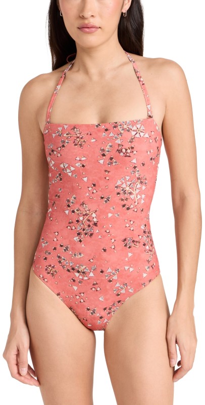 Isabel Marant Tilla One Piece Shell Pink/Ecru