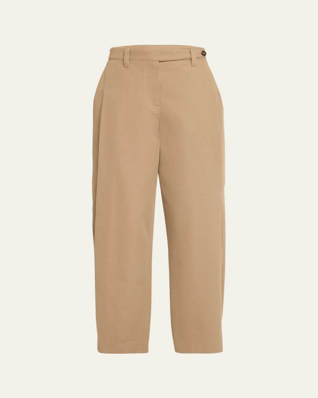 Cotton Wool Adjustable Hem Pant