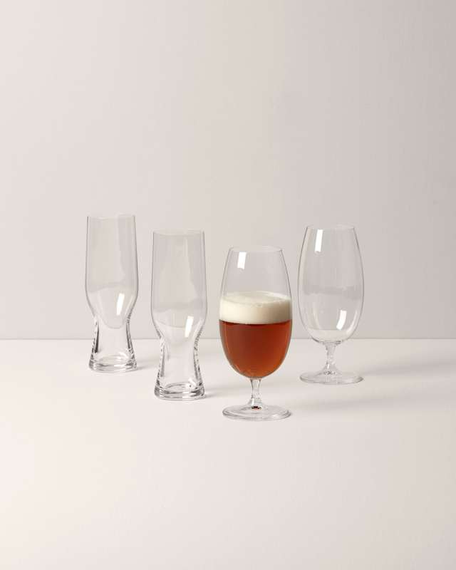 Tuscany Classics Assorted Beer Glasses, Set of 4