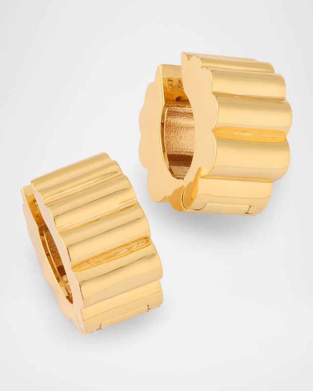 The Ripple Huggie Earrings