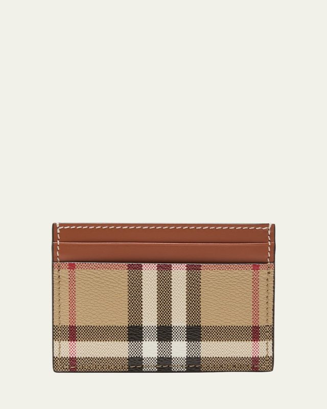 Sandon Check Card Holder