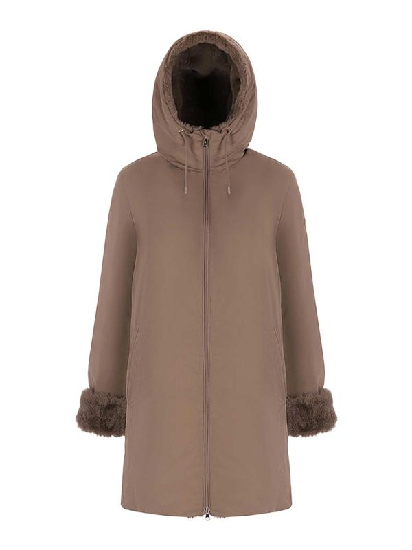Conte of Florence Manteau Au Genou - Gris