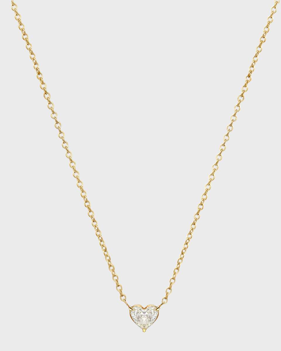 Heart-Cut Diamond Necklace